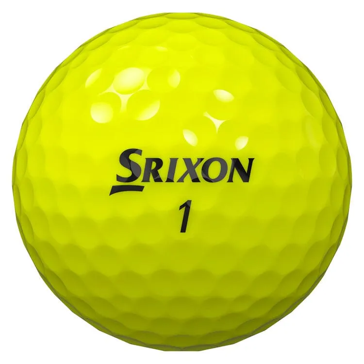 Bolas de golf amarillas Srixon Z Star, paquete de 12