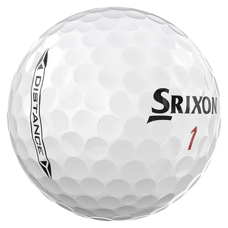 Bolas de golf Srixon Distance blancas, 12 unidades