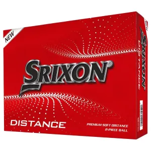 Bolas de golf Srixon Distance blancas, 12 unidades
