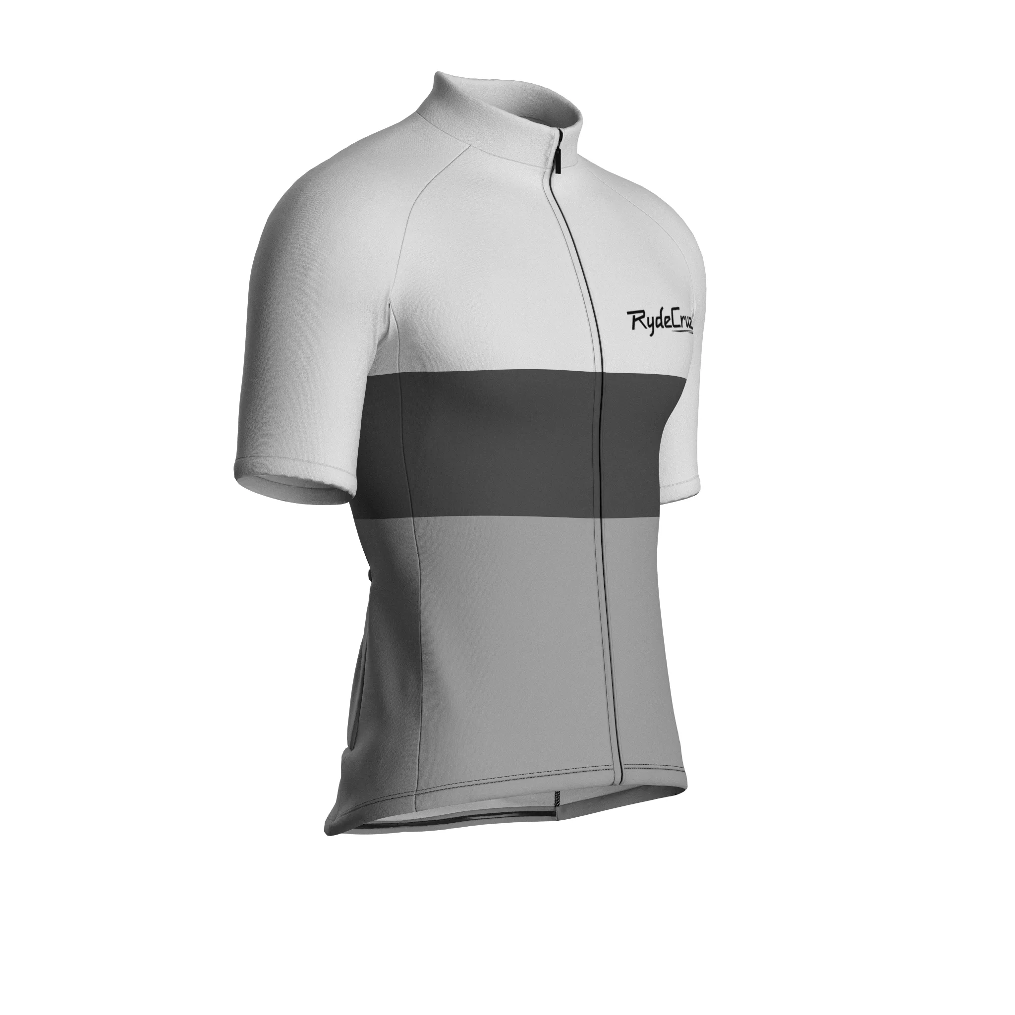 Bold Stride | Light Gray Male Short Sleeves Jersey