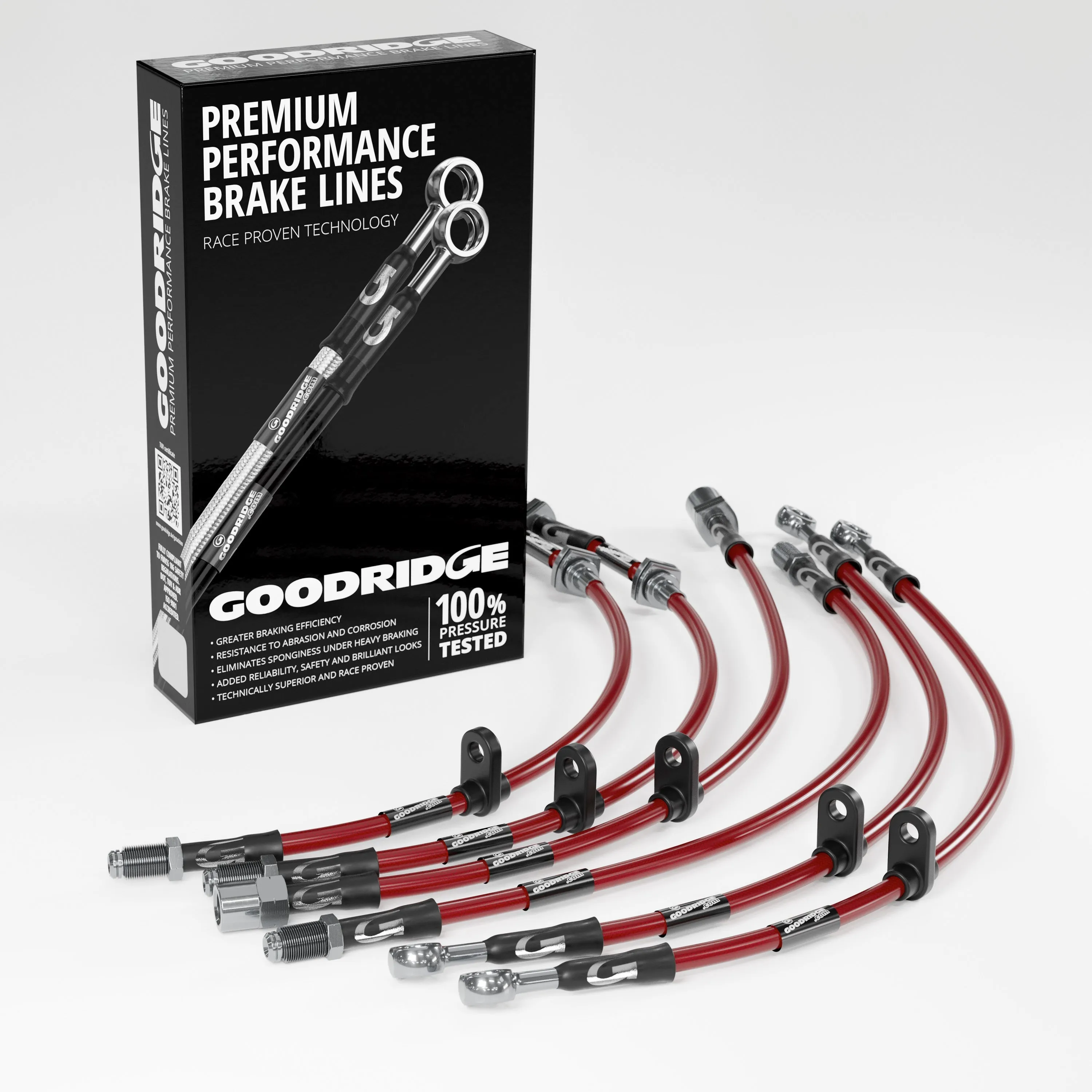 BRAKE HOSE KIT FOR VOLKSWAGEN GOLF MK3 1.4 REAR DISCS 1992-1997