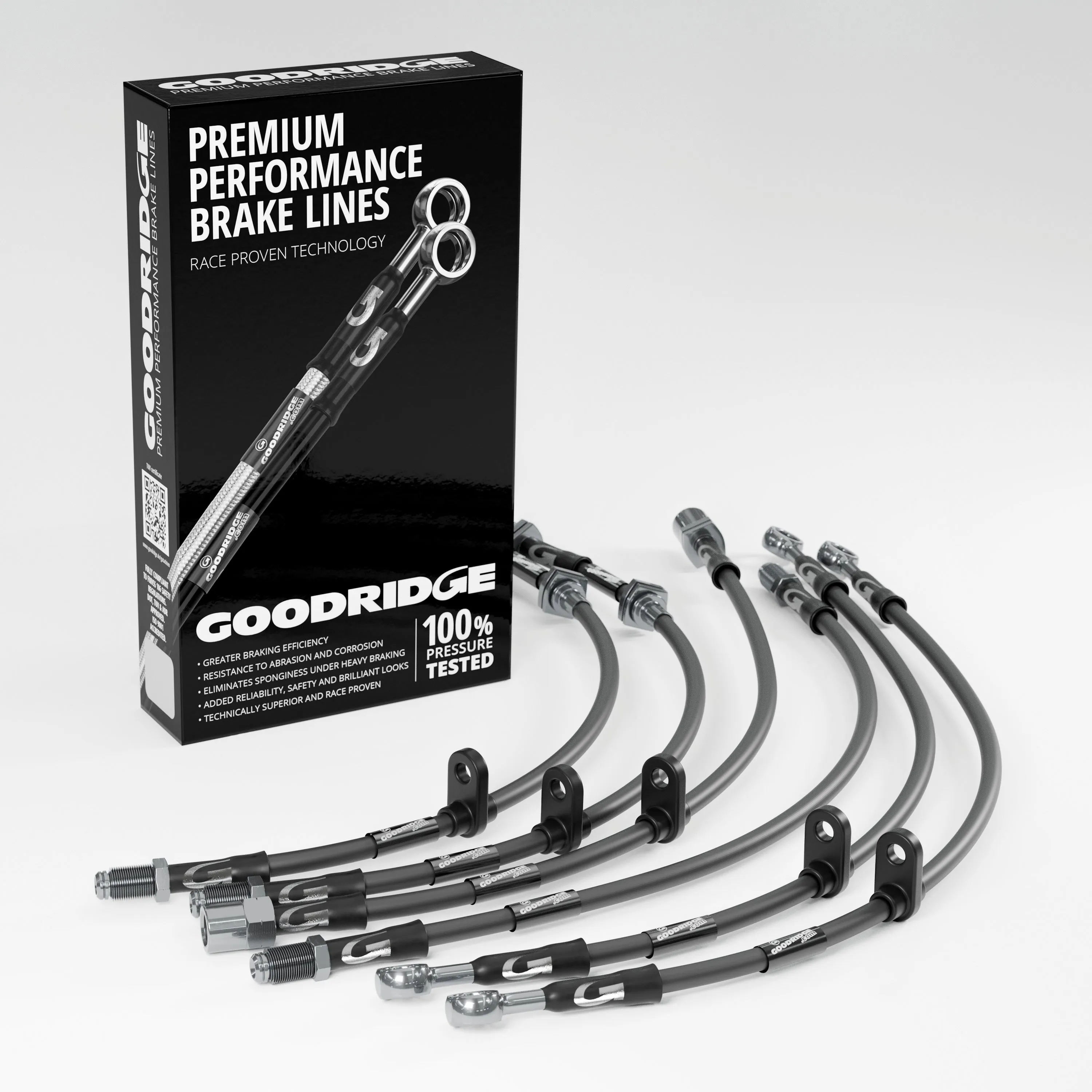 BRAKE HOSE KIT FOR VOLKSWAGEN GOLF MK3 1.4 REAR DISCS 1992-1997