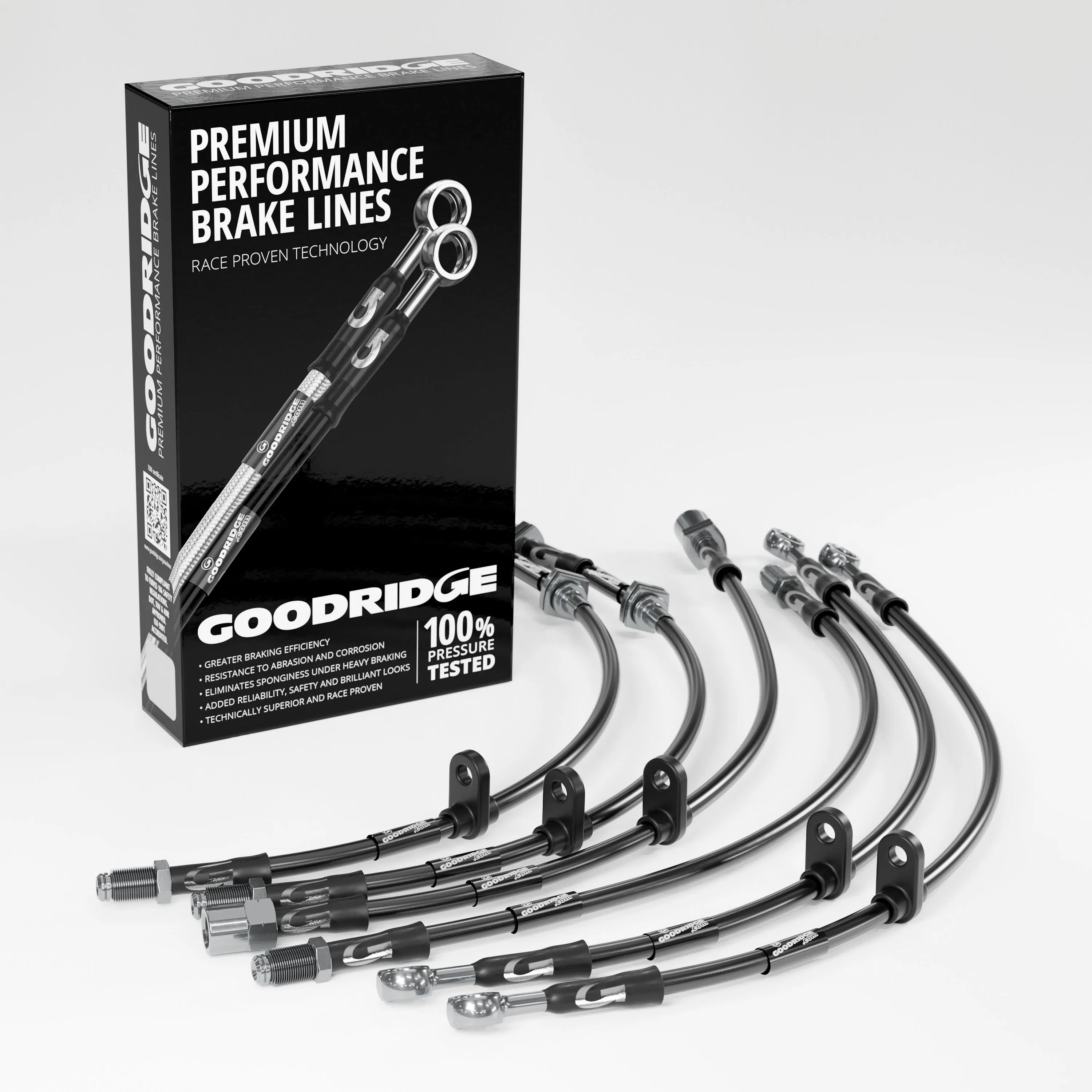 BRAKE HOSE KIT FOR VOLKSWAGEN GOLF MK3 1.4 REAR DISCS 1992-1997