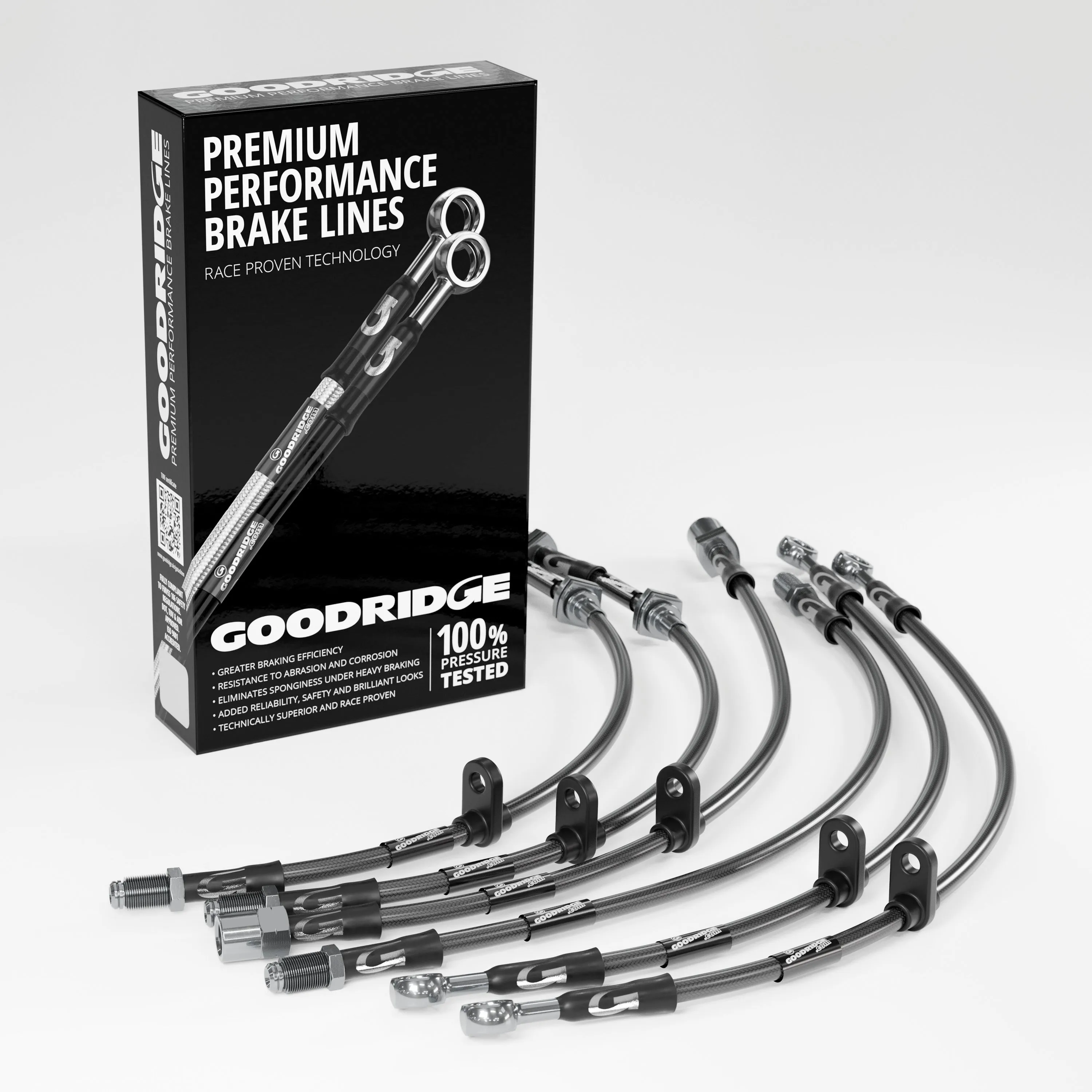 BRAKE HOSE KIT FOR VOLKSWAGEN GOLF MK3 1.4 REAR DISCS 1992-1997