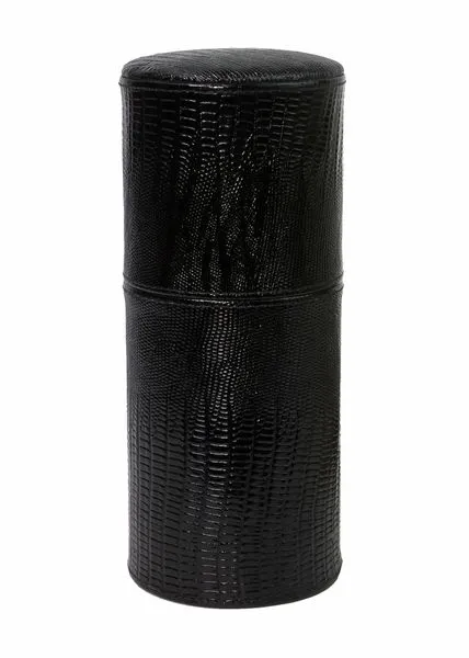 Brizard and Co. The Cylinder Desk Humidor -Lizard Black