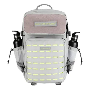 Built for Athletes - Gym Backpack - 45L (Large) - Grey & Lime