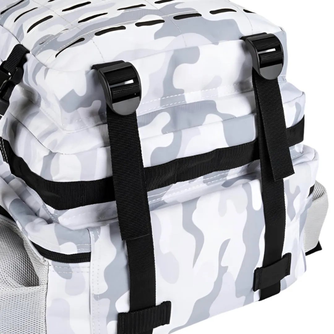 Built for Athletes - Gym Backpack - 45L (Large) - White Camo