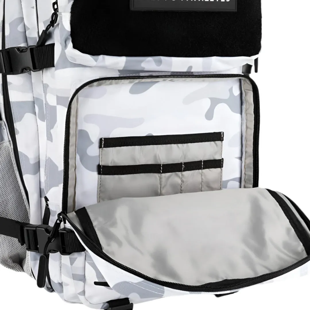 Built for Athletes - Gym Backpack - 45L (Large) - White Camo