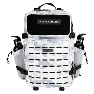 Built for Athletes - Gym Backpack - 45L (Large) - White Camo