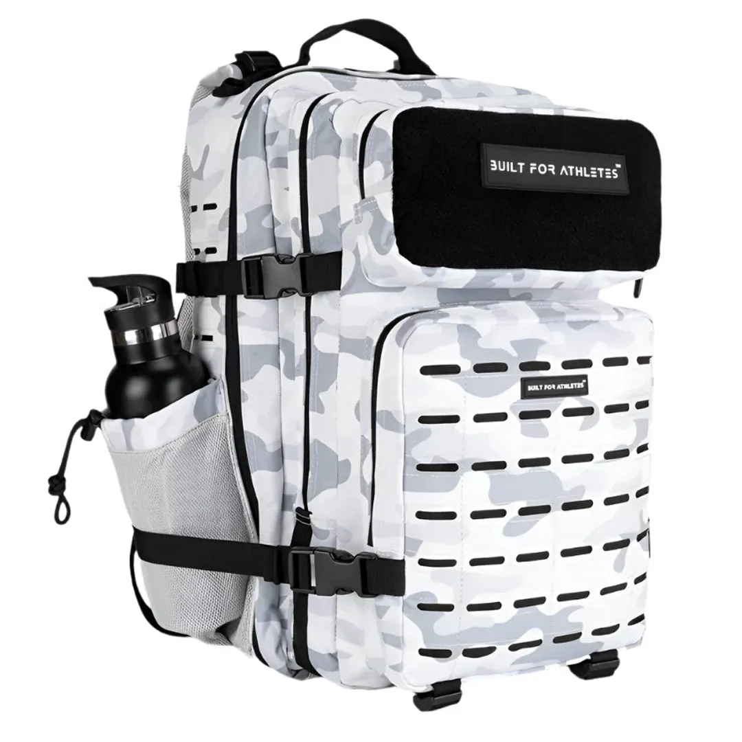 Built for Athletes - Gym Backpack - 45L (Large) - White Camo
