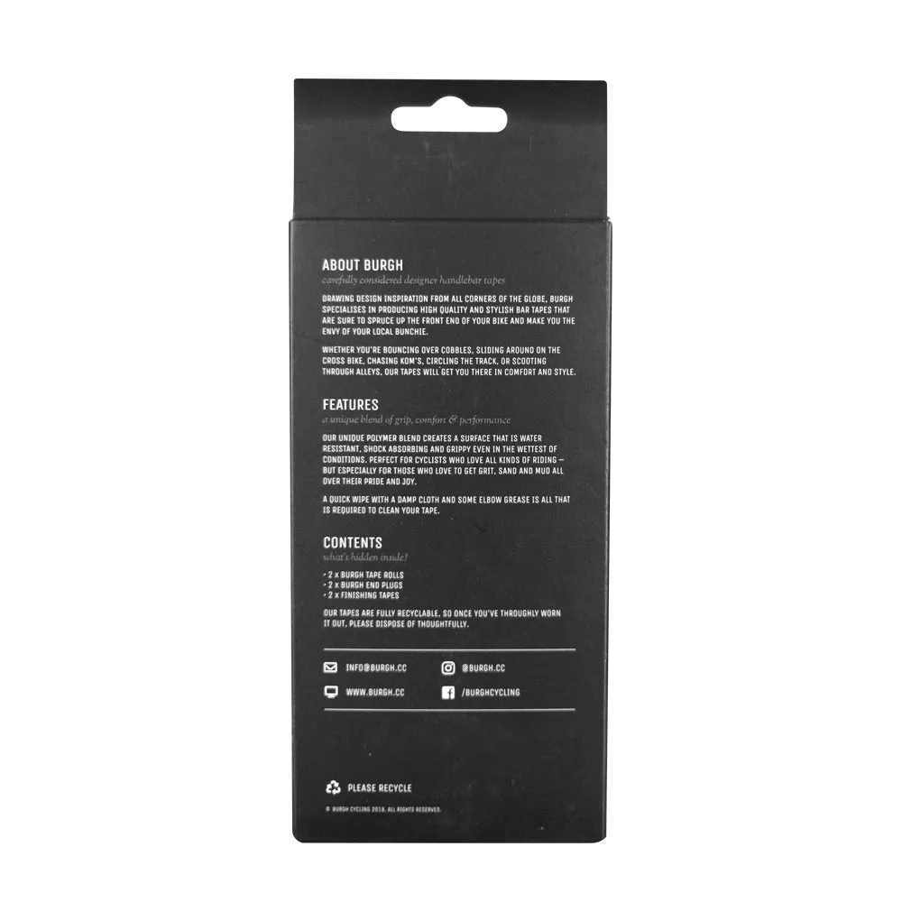BURGH CYCLING 'Hieroglyph White' Bar Tape