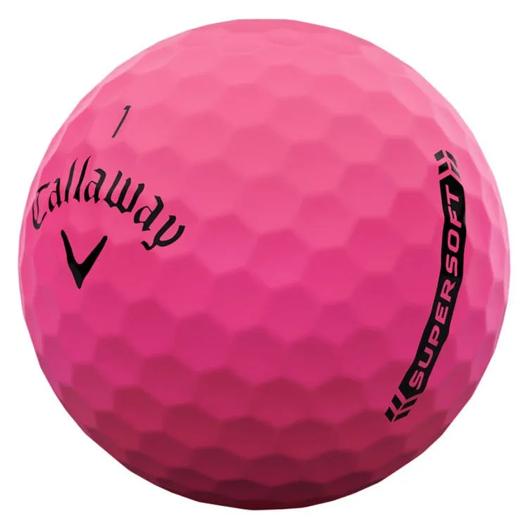 Callaway 2023 Supersoft Pink Golf Balls 12Pk