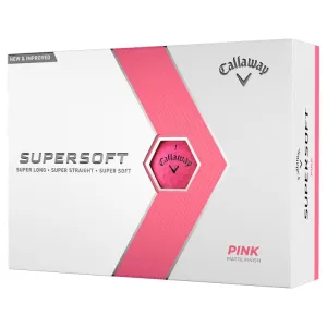 Callaway 2023 Supersoft Pink Golf Balls 12Pk