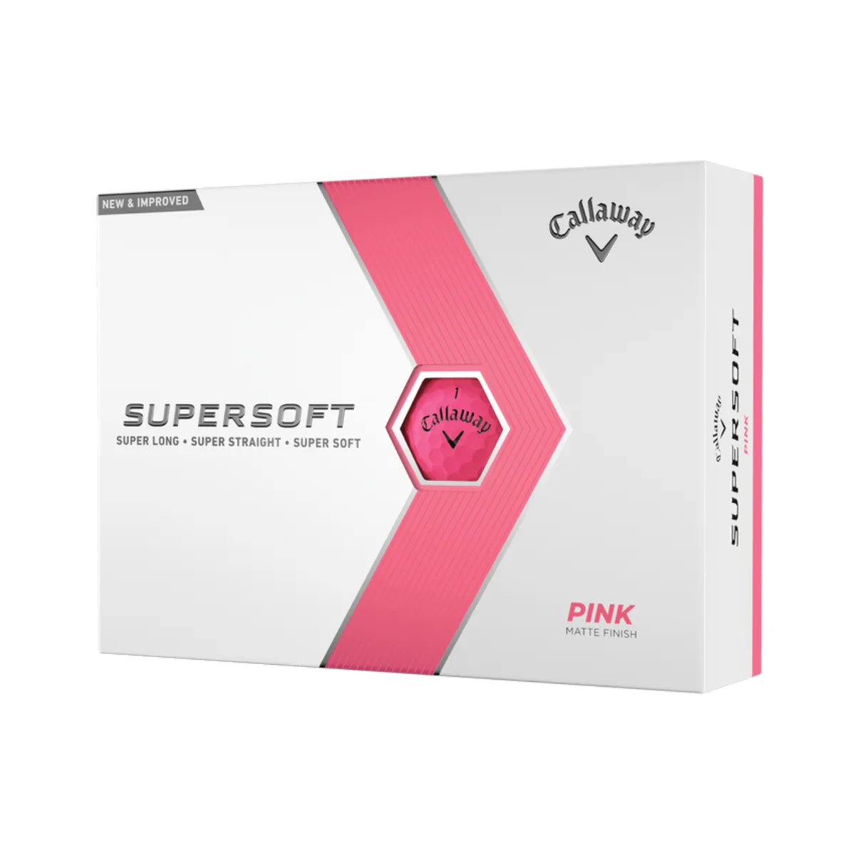 Callaway Supersoft Golf Balls Pink - One Dozen
