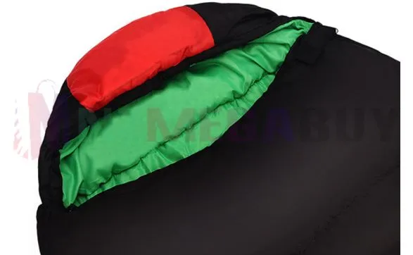 Camping Mummy Sleeping Bag Single  -5°C  * Red/Black