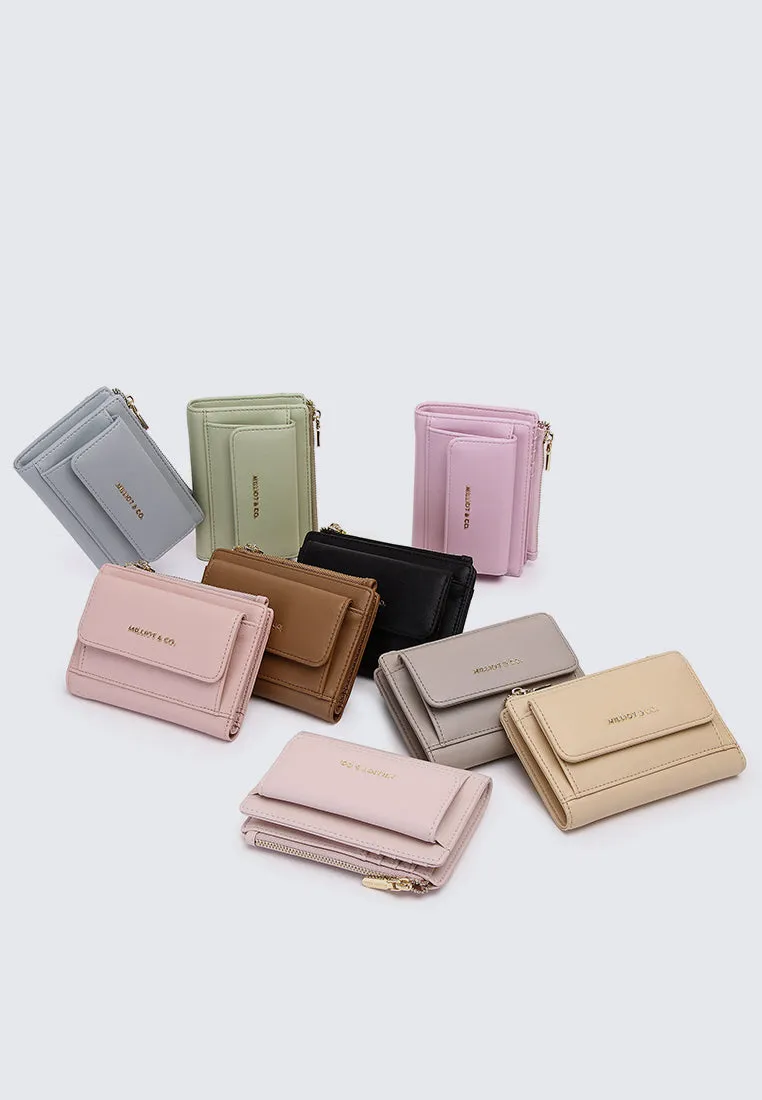 Candy Pop Top Zip Mini Wallet (Light Green)