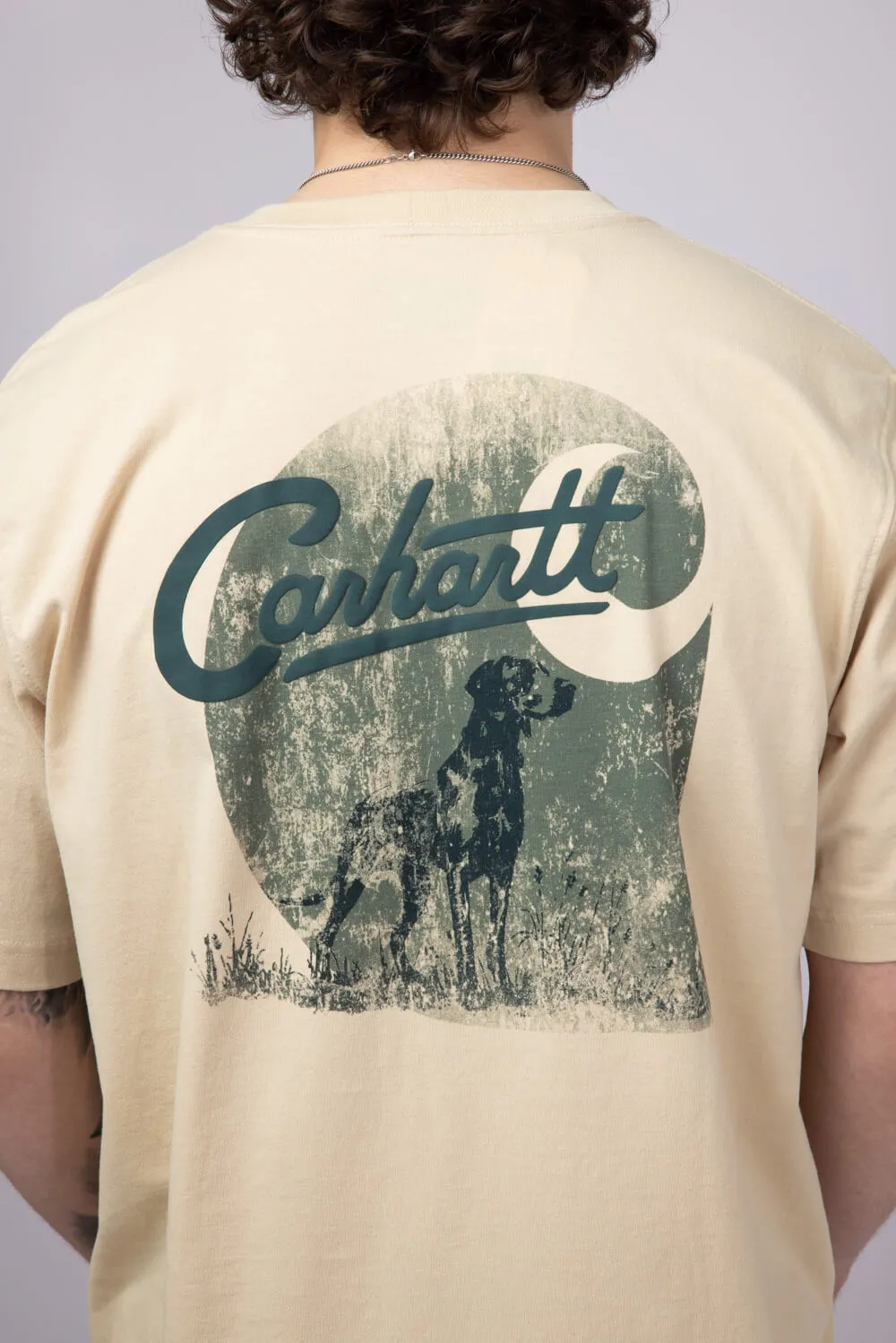Carhartt Relaxed Fit Lightweight Pocket Dog Graphic T-Shirt for Men in Beach | 106778-A33-BEACH