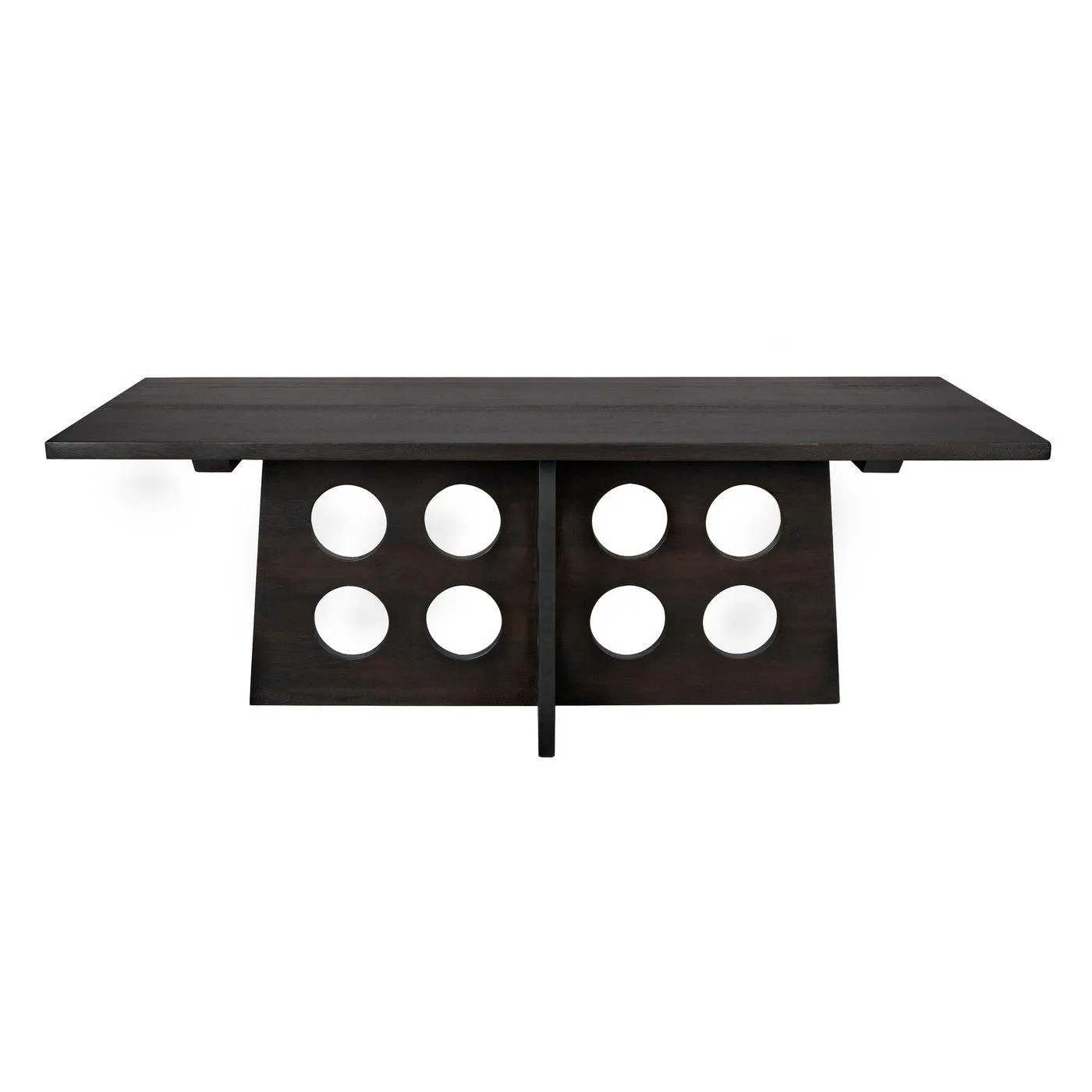 Carlo Dining Table, Ebony Walnut
