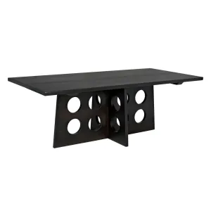 Carlo Dining Table, Ebony Walnut