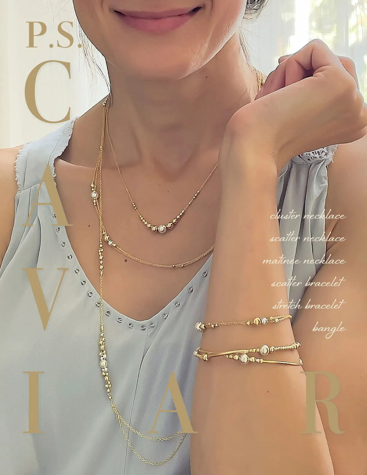 CAVIAR Cluster Necklace