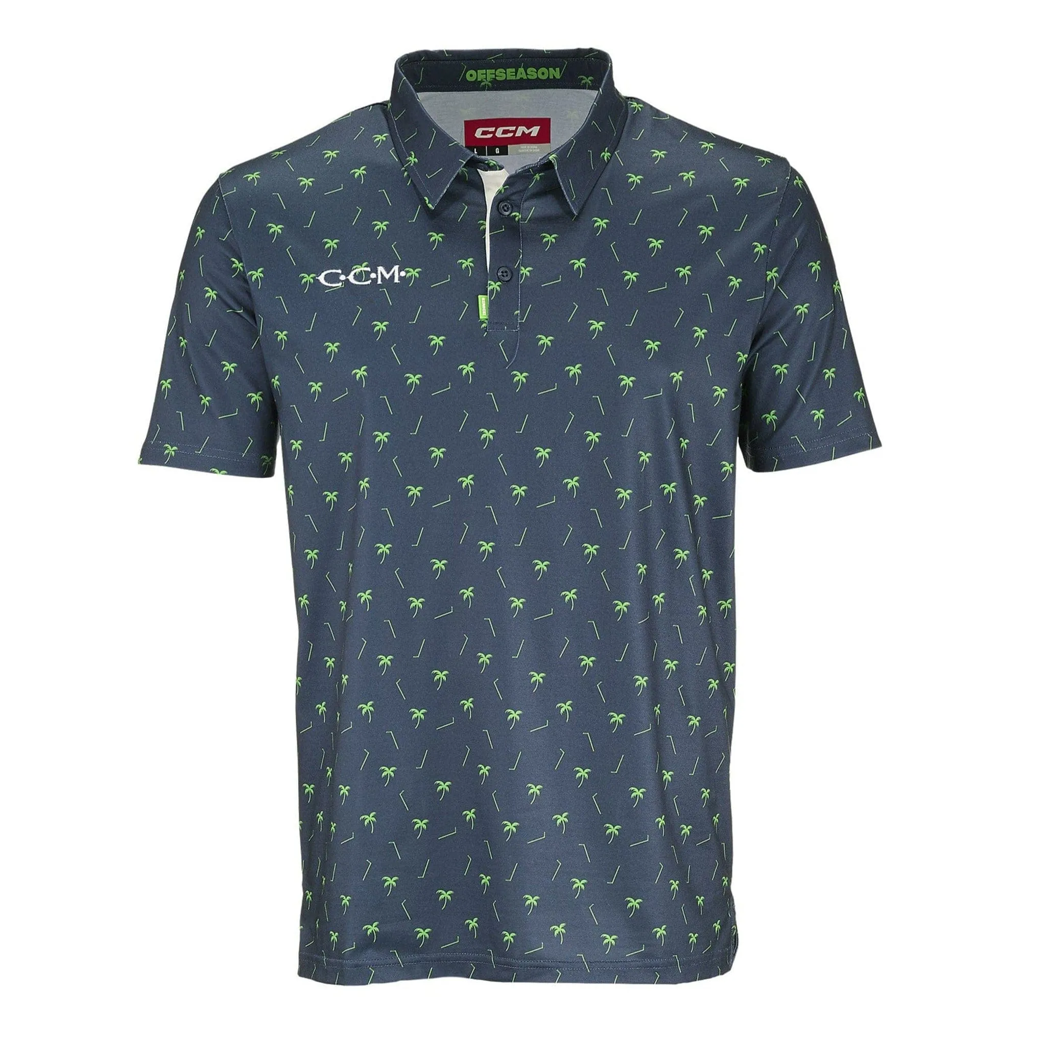 CCM Palm Trees Fitted Polo Senior