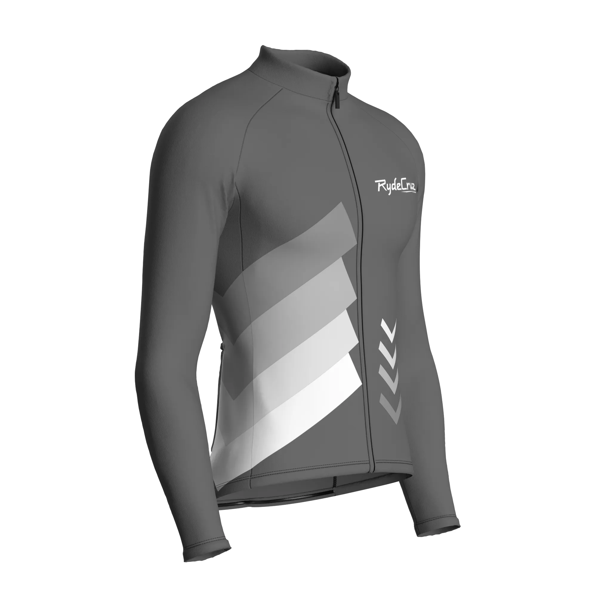 Celestial Grid | Ash Gray Male Long Sleeves Jersey