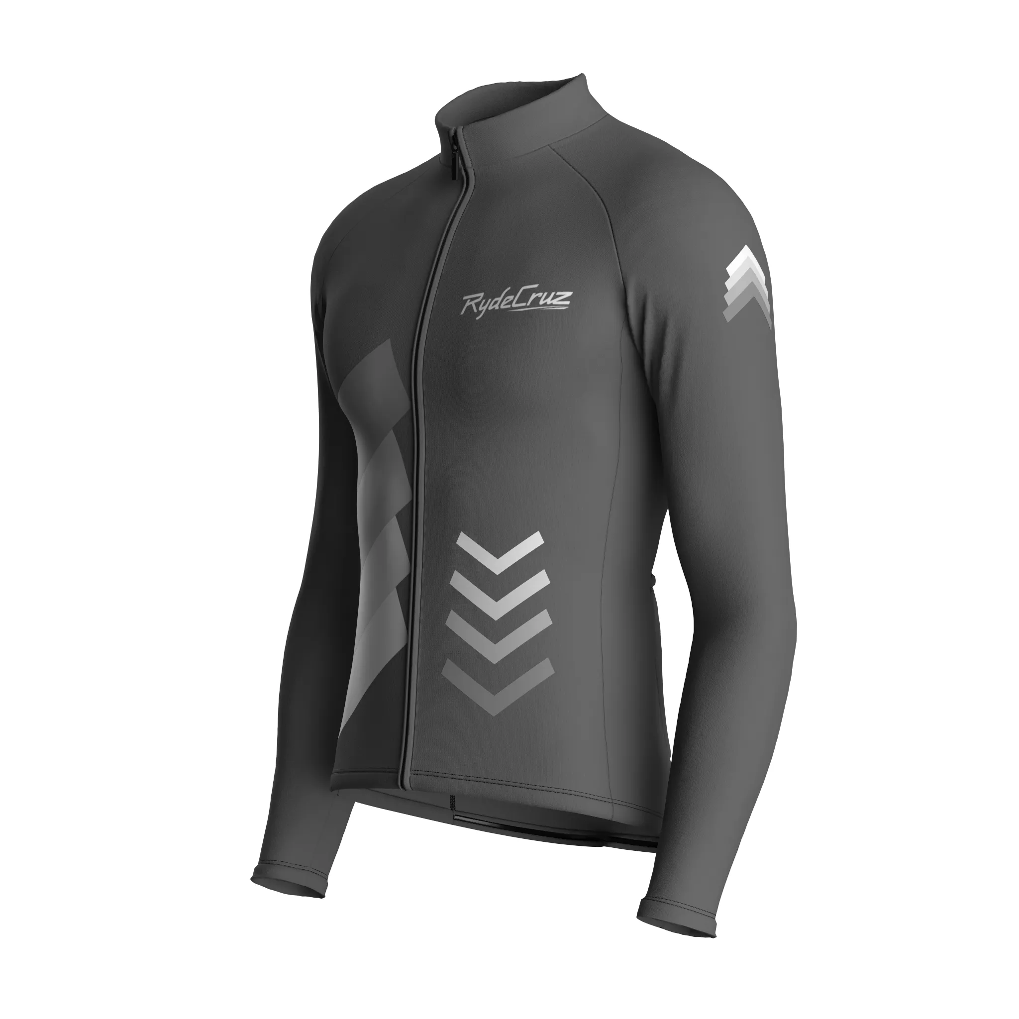 Celestial Grid | Ash Gray Male Long Sleeves Jersey