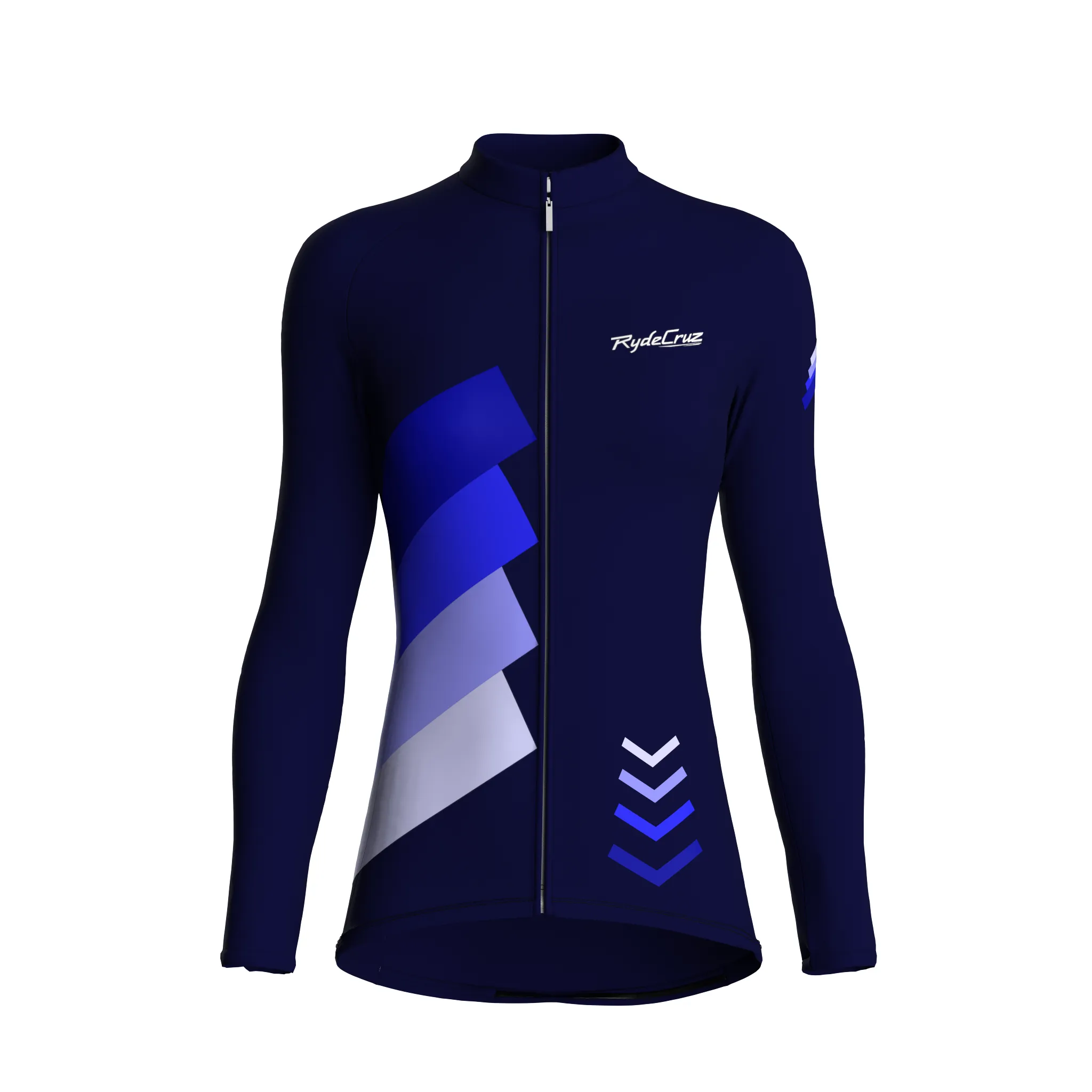 Celestial Grid | Dark Blue Female Long Sleeves Jersey