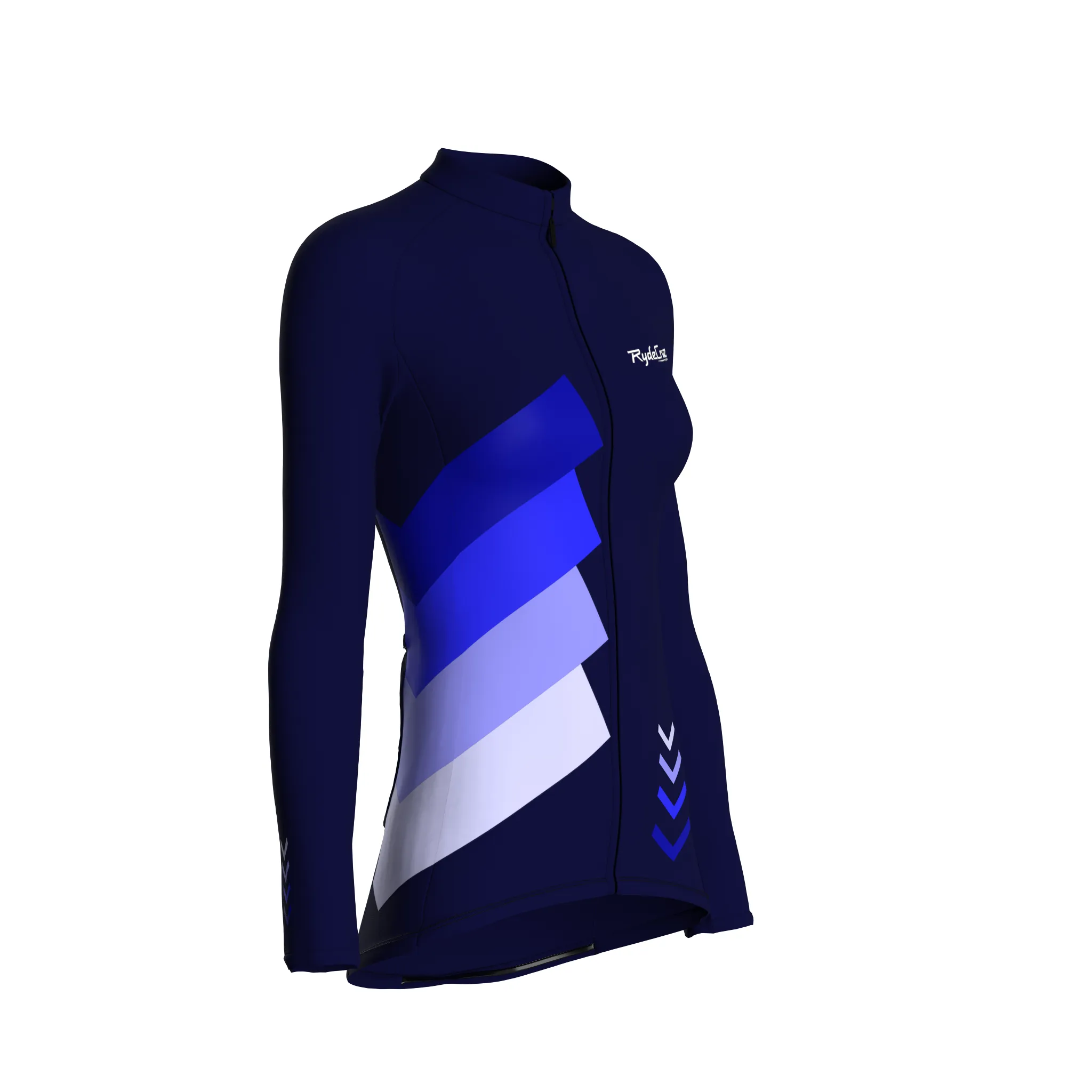 Celestial Grid | Dark Blue Female Long Sleeves Jersey