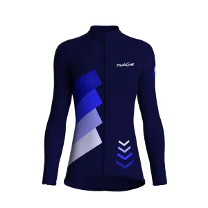 Celestial Grid | Dark Blue Female Long Sleeves Jersey