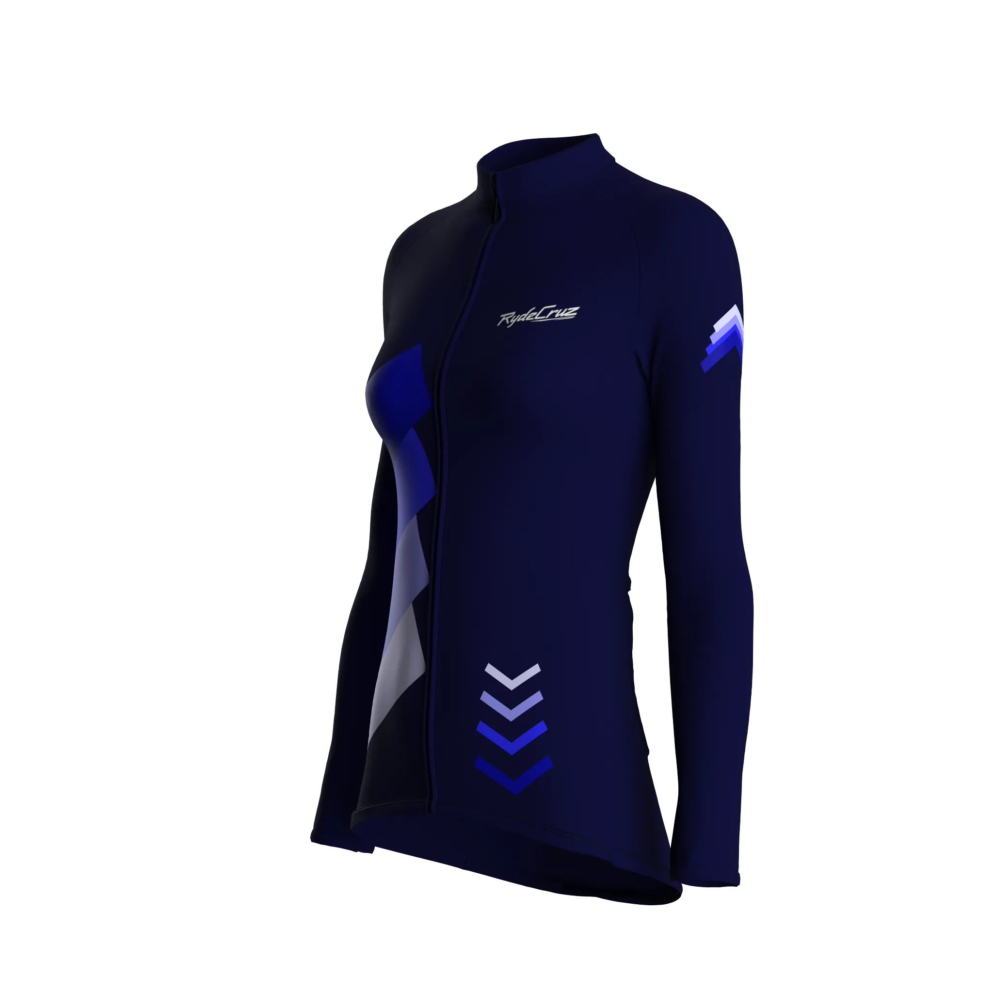 Celestial Grid | Dark Blue Female Long Sleeves Jersey
