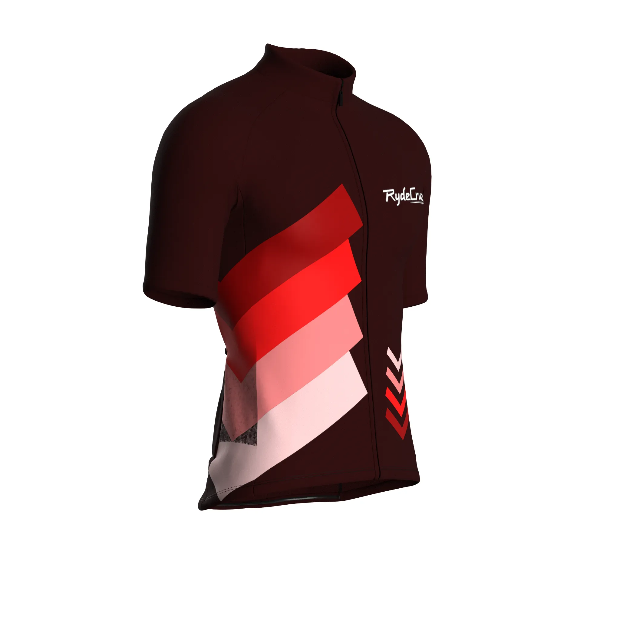 Celestial Grid | Dark Red Male Short Sleeves Jersey