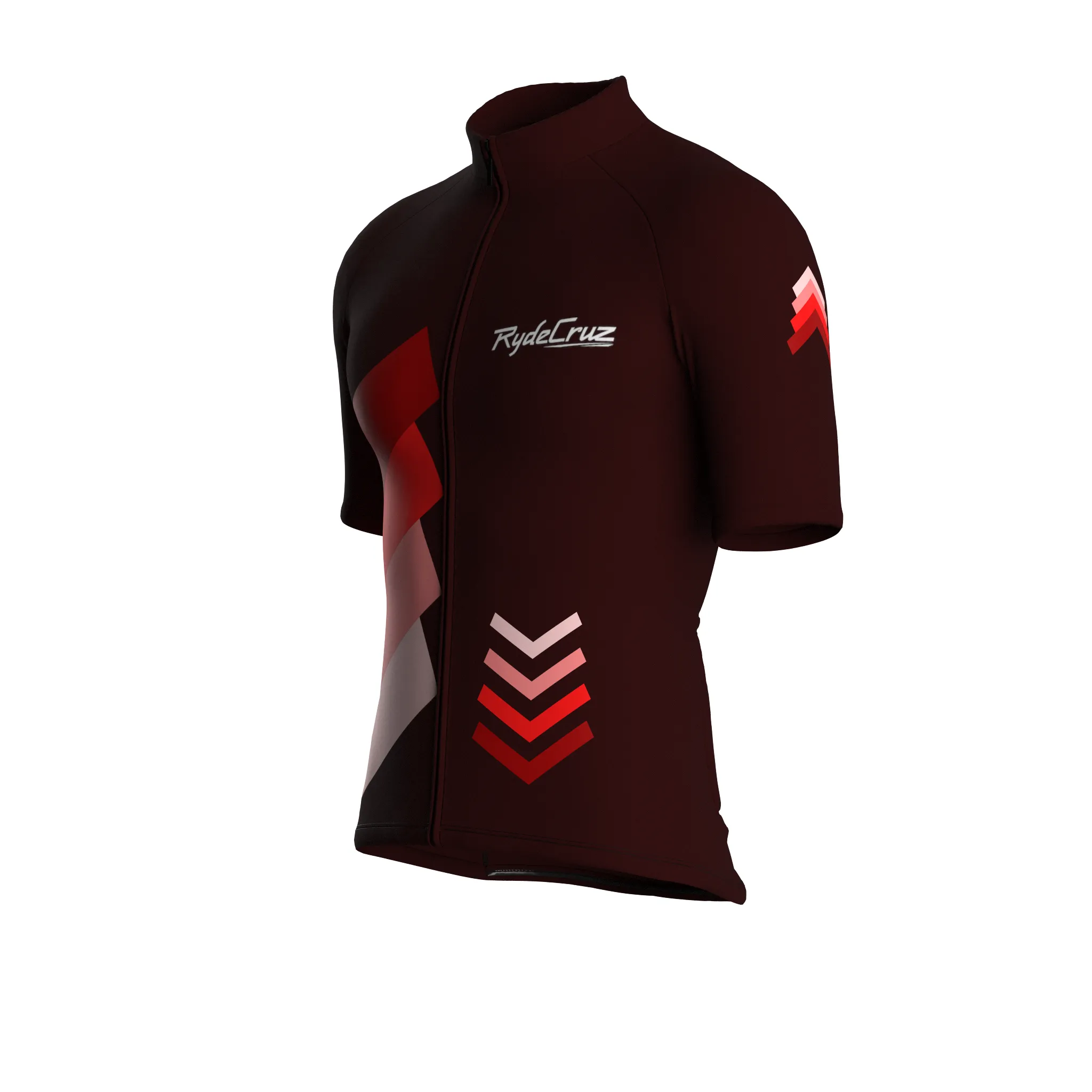 Celestial Grid | Dark Red Male Short Sleeves Jersey