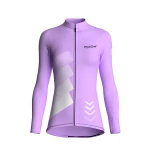 Celestial Grid | Mauve Female Long Sleeves Jersey