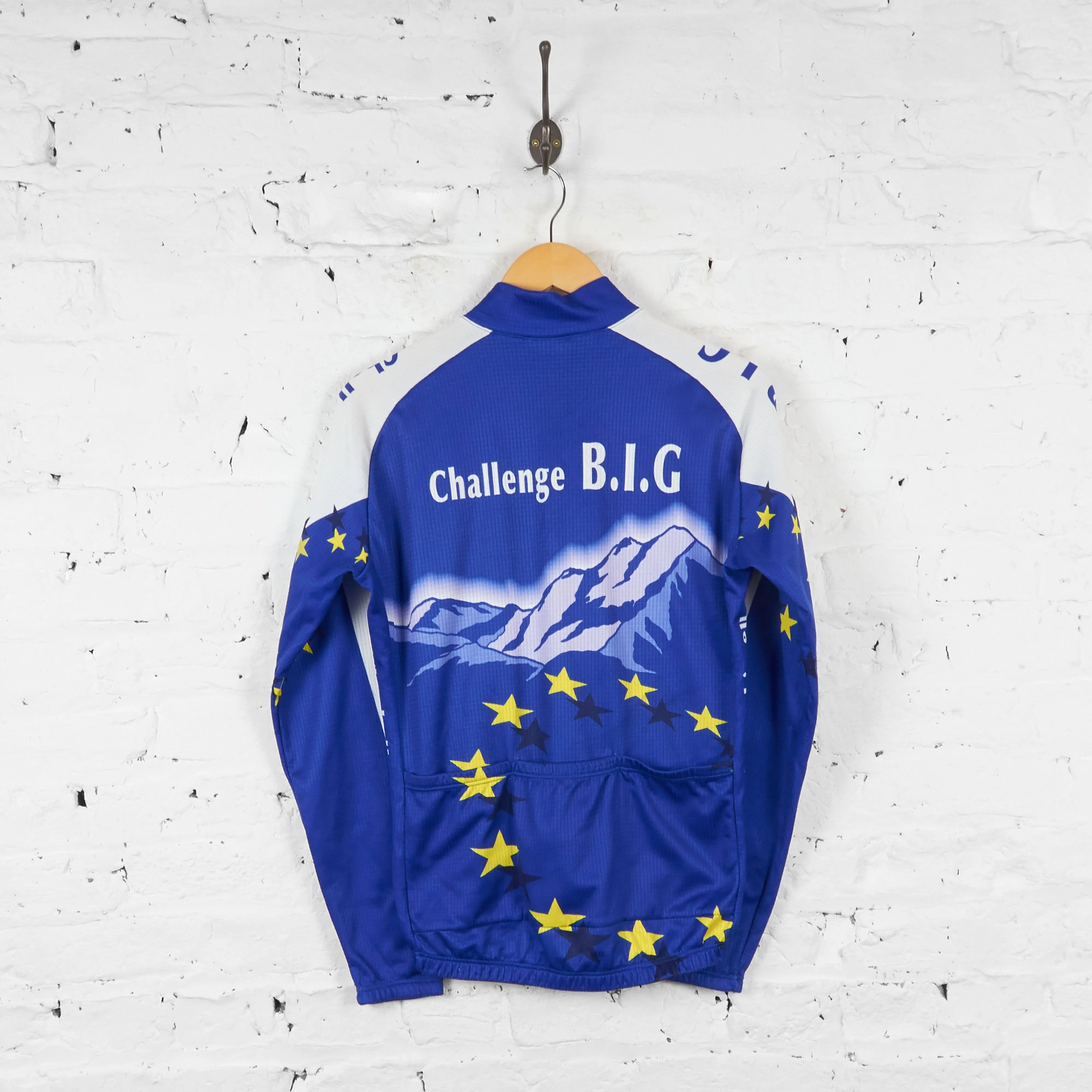 Challenge Big Long Sleeve Cycling Jersey - Blue - M