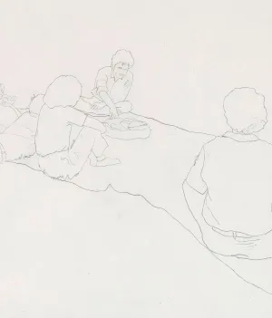 CHARLES PACHTER "PICNIC (STRATFORD)", 1983