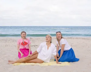 Check Cotton Beach Towel in Sunshine