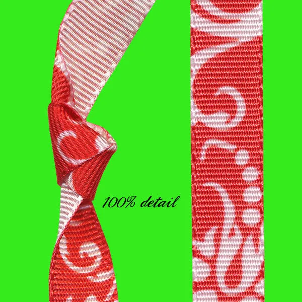 Christmas Damask Ribbons