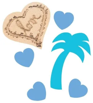Confetti Party Beach Love