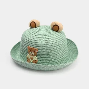 Cute Baby Beach Round Cap/Hat with Elastic | 12M 