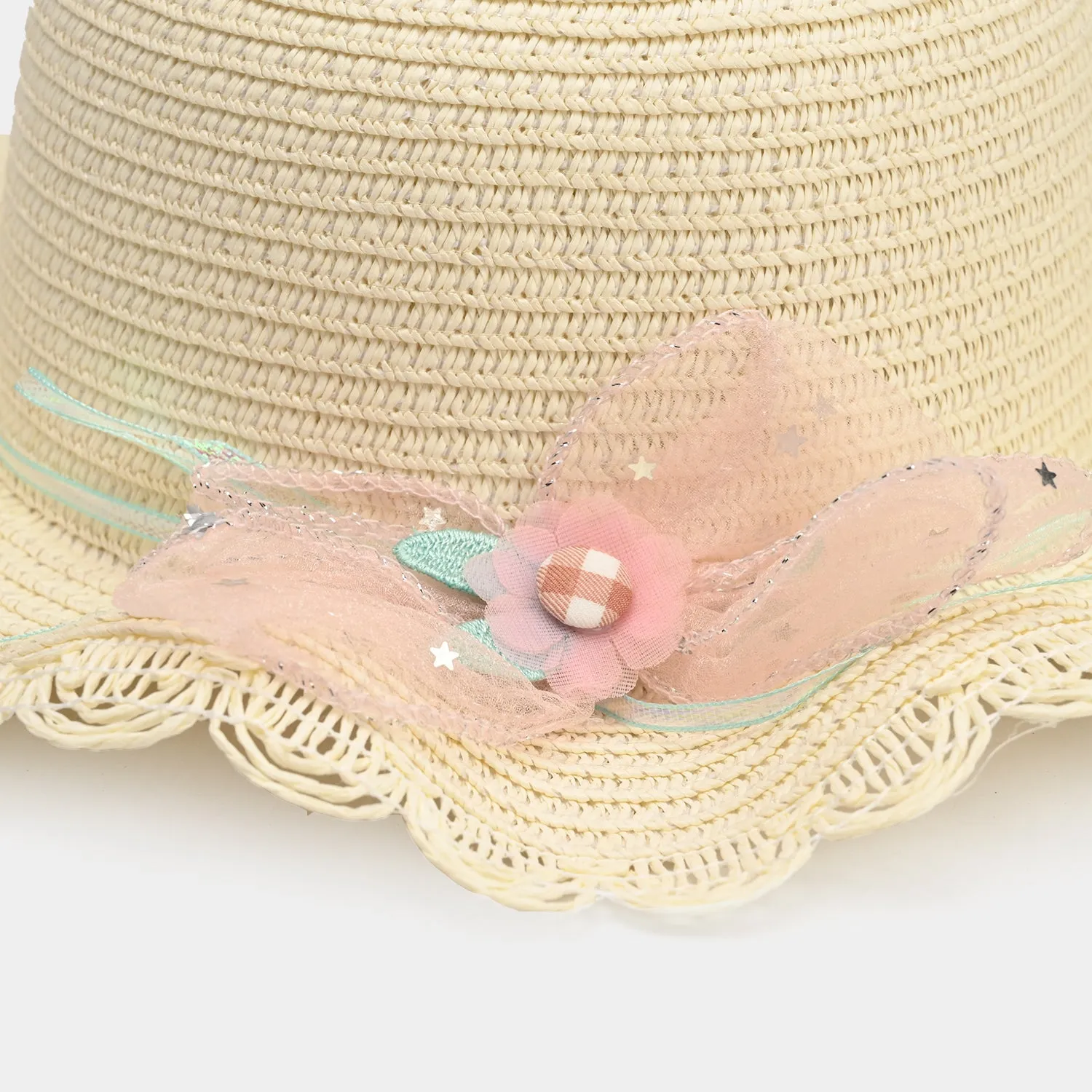 Cute Baby Beach Round Cap/Hat with Elastic | 18M 