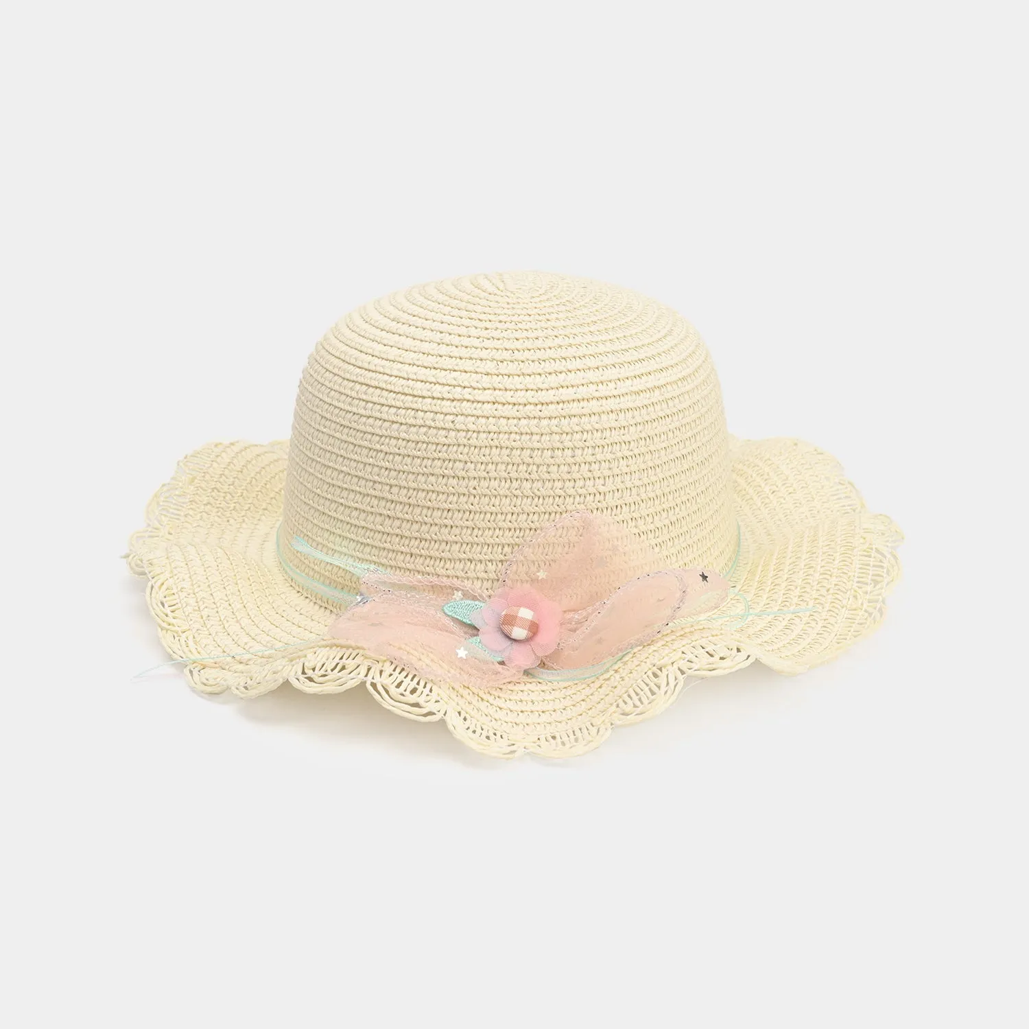 Cute Baby Beach Round Cap/Hat with Elastic | 18M 