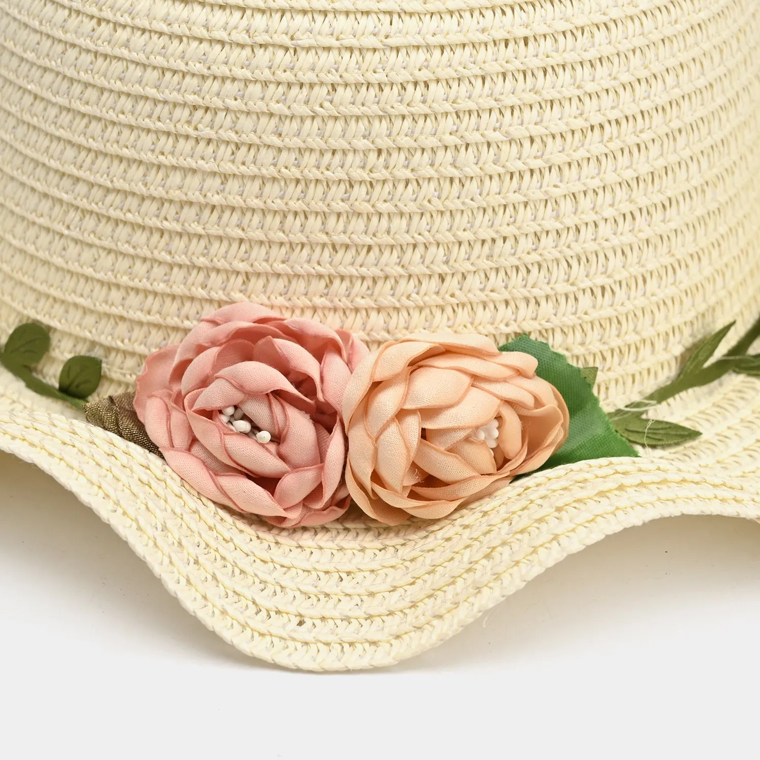 Cute Baby Beach Round Cap/Hat with Elastic | 18M 