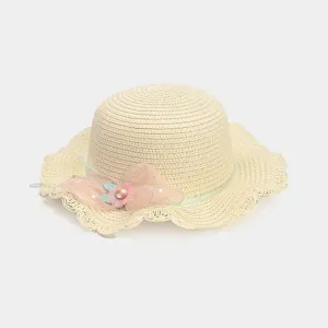 Cute Baby Beach Round Cap/Hat with Elastic | 18M 