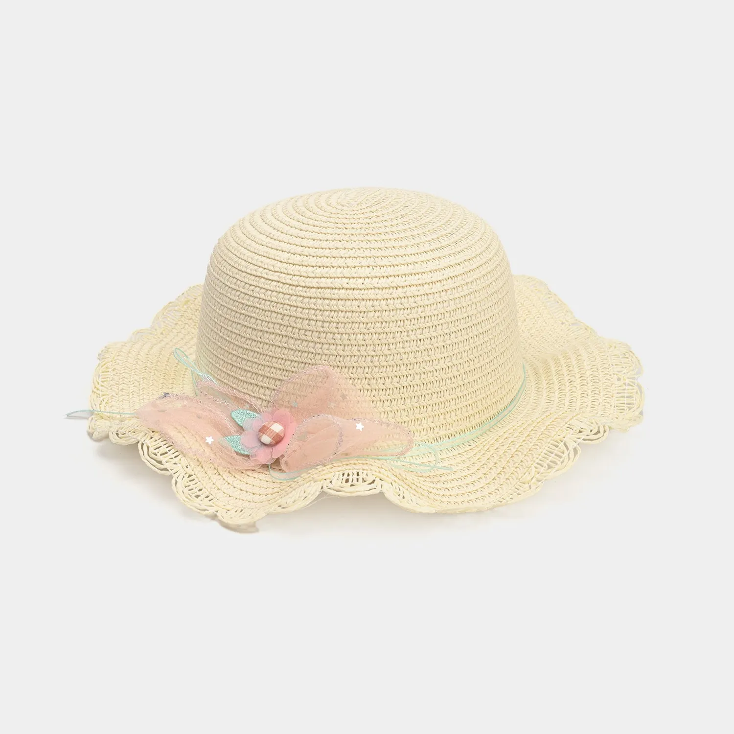 Cute Baby Beach Round Cap/Hat with Elastic | 18M 