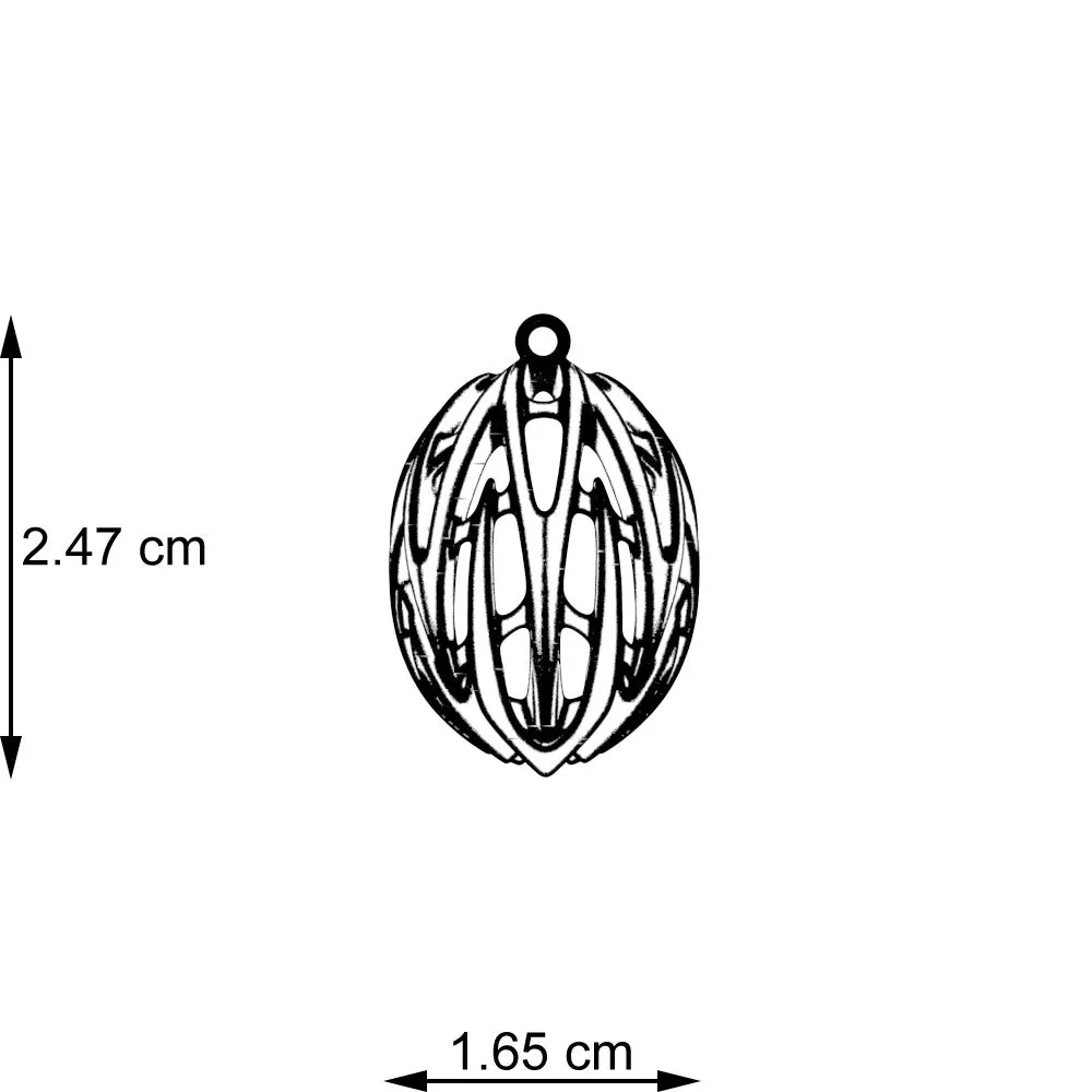 Cycling Helmet Pendant - STRICTLY LIMITED EDITION