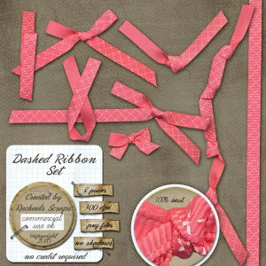Dashed Ribbons Set
