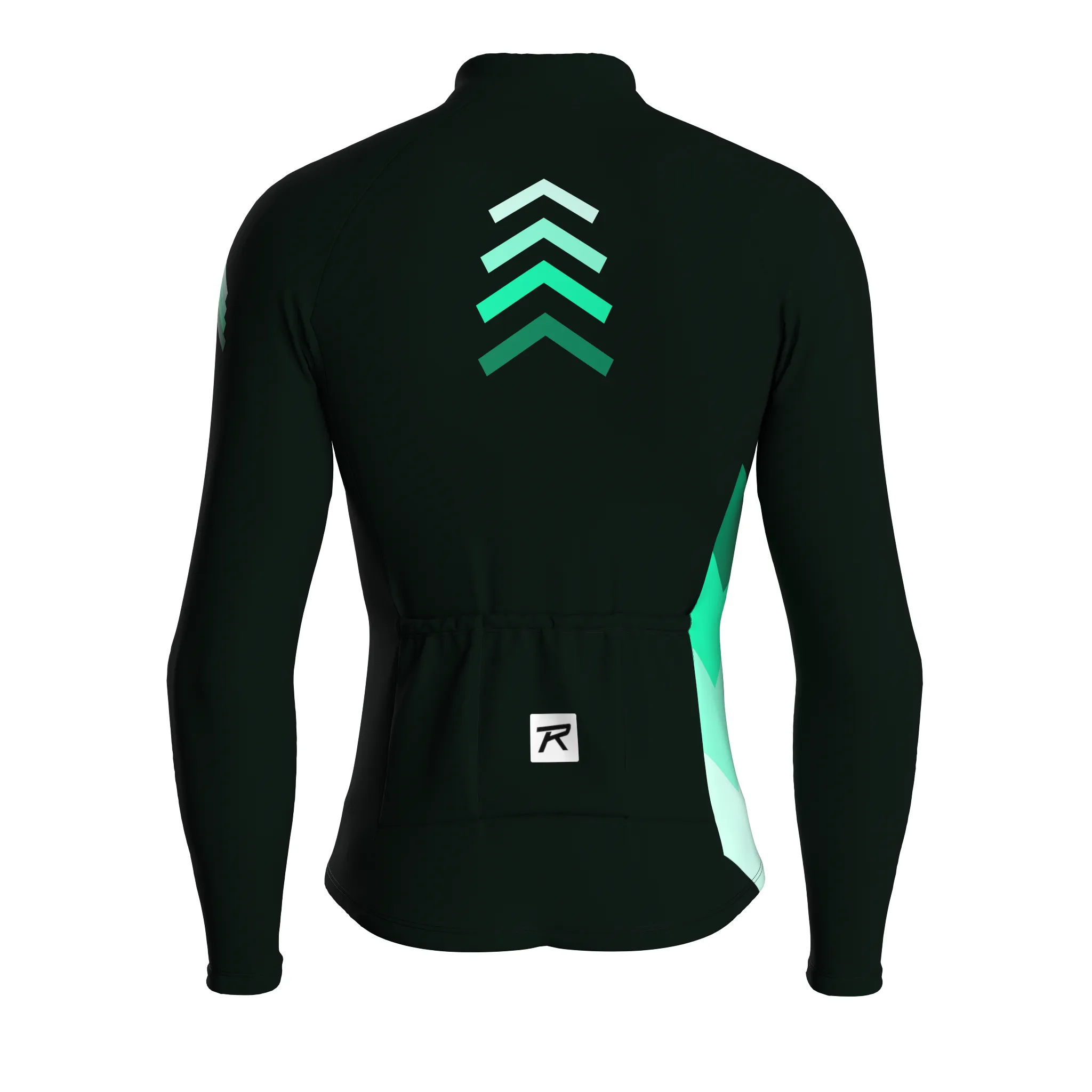 Digital Echo | Dark Green Male Long Sleeves Jersey