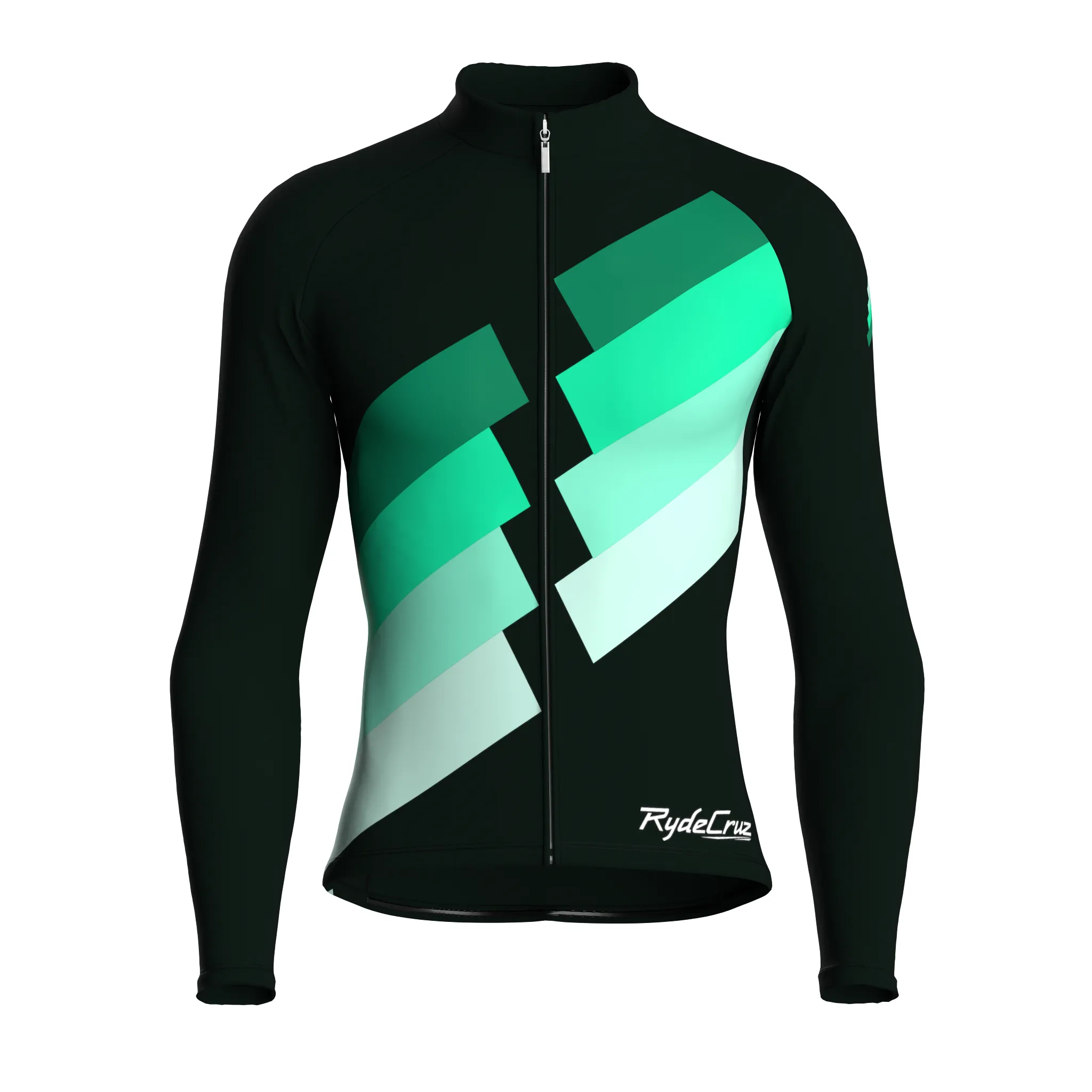 Digital Echo | Dark Green Male Long Sleeves Jersey