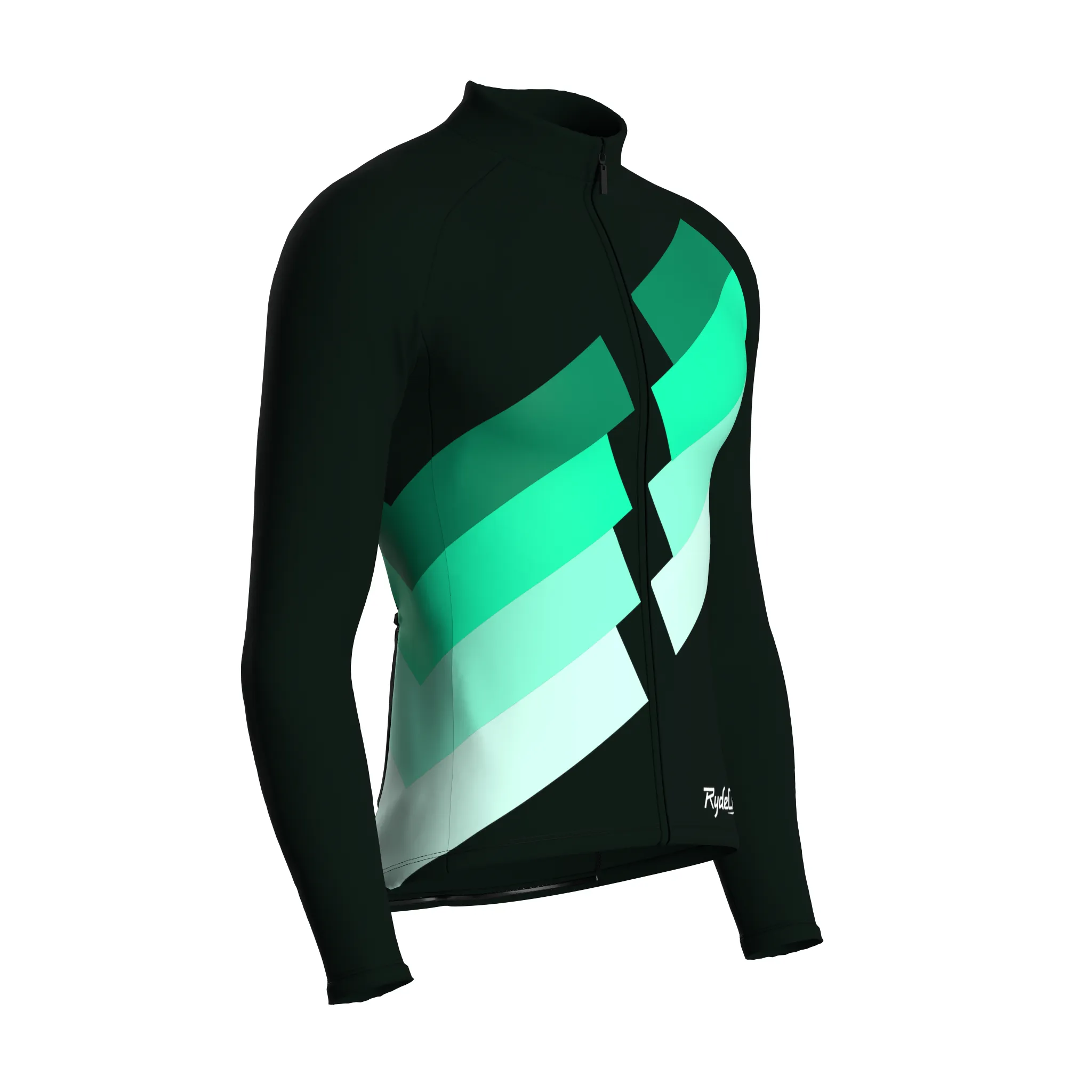 Digital Echo | Dark Green Male Long Sleeves Jersey